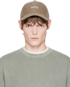 A.P.C. Brown Charlie Baseball Cap