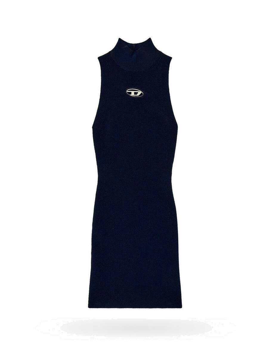 ワンピースその他 Diesel Black ribbed M-Onervax dress Women's Short turtleneck dress in ribbed knit | Black | Diesel
