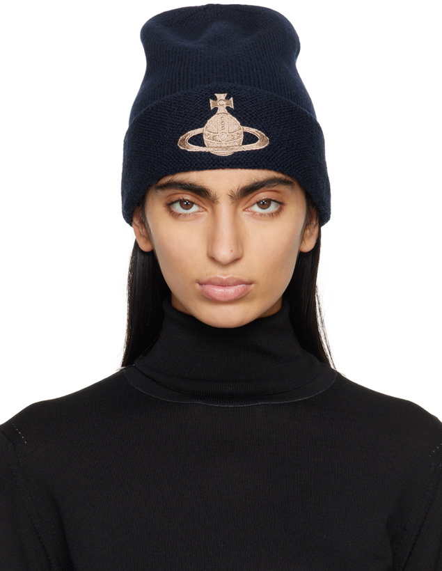 Photo: Vivienne Westwood Navy Classic Beanie