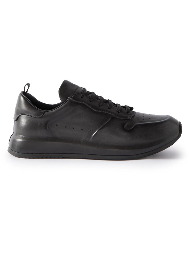 Photo: Officine Creative - Race Lux Leather Sneakers - Black