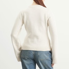 Good American Women's Button Front Knit Cardigan in Vanilla