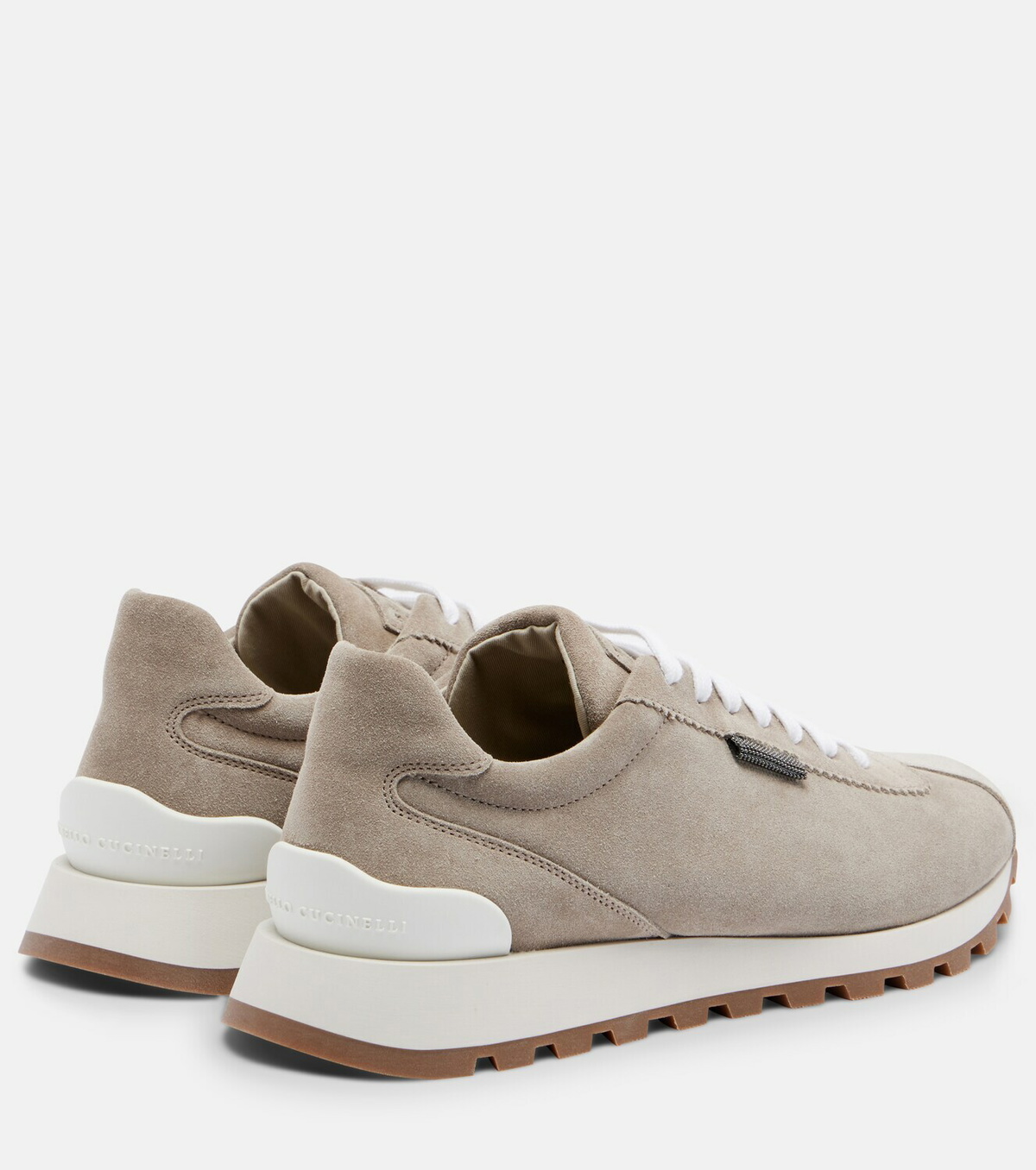 Brunello Cucinelli Monili suede sneakers