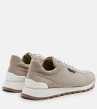 Brunello Cucinelli Monili suede sneakers