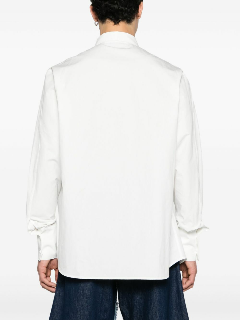 Bianca Saunders White Freetown Cotton Shirt