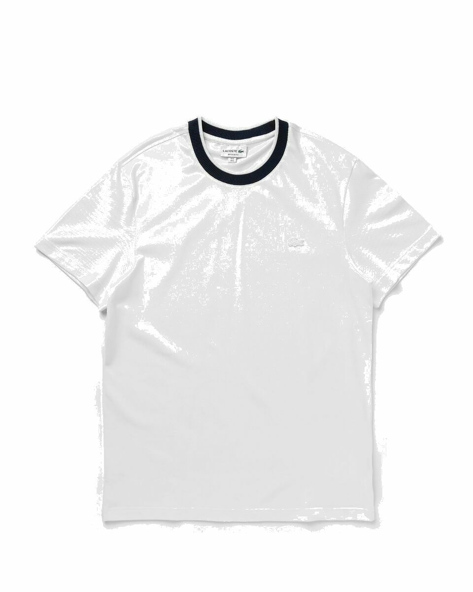Photo: Lacoste Tee Shirt White - Mens - Shortsleeves