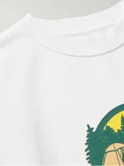 FRIENDS WITH ANIMALS - Printed Cotton-Jersey Sweatshirt - White