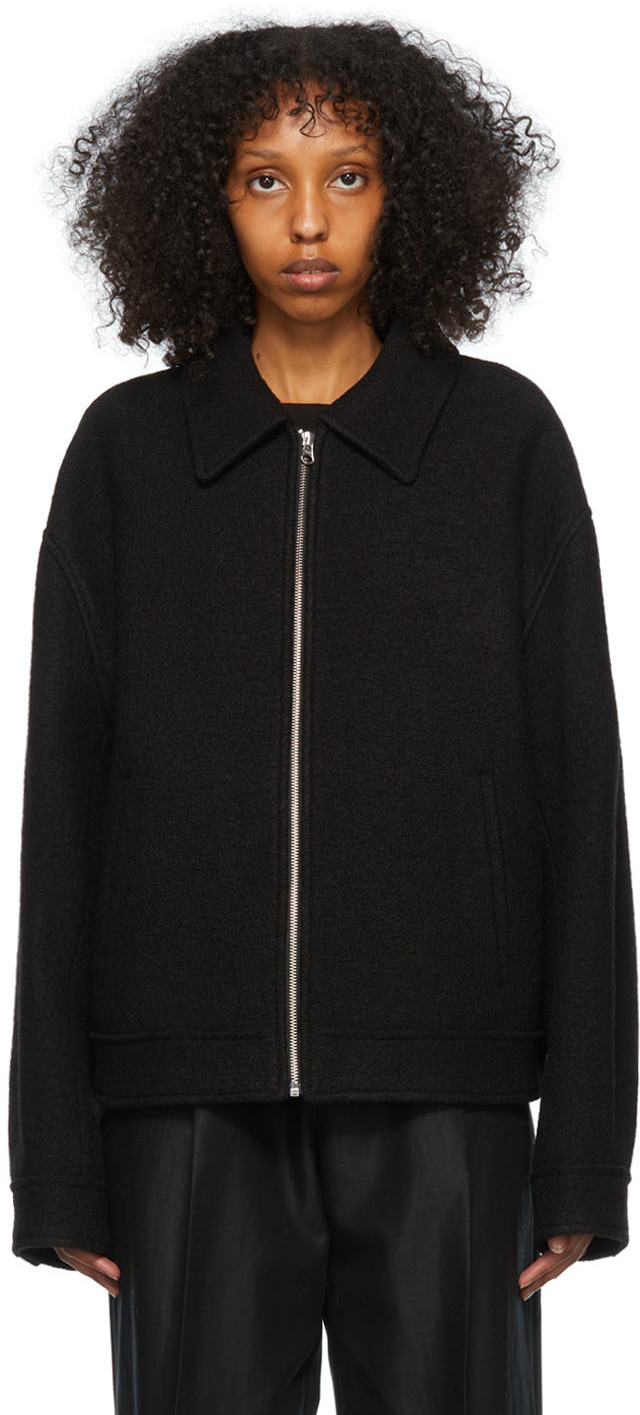 Filippa K Black Wool Jacket Filippa K