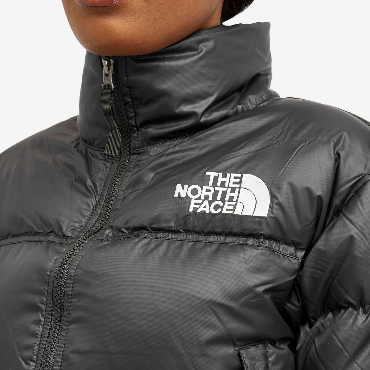 The North Face Women's Nuptse Short Jacket in TNF Black The