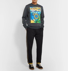 Loewe - Eye/LOEWE/Nature Printed Fleece-Back Cotton-Jersey Sweatshirt - Dark gray