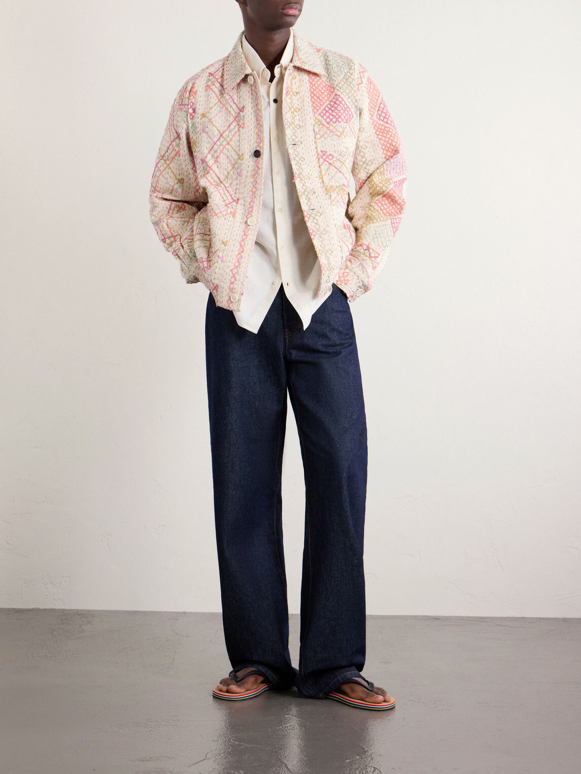 Kardo - Cotton-Jacquard Jacket - Multi