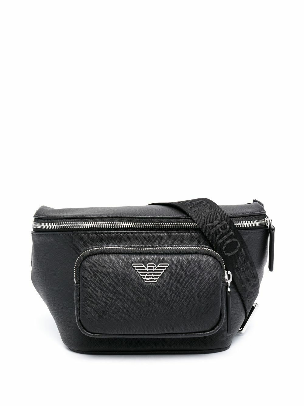 EMPORIO ARMANI - Small Leather Beltbag