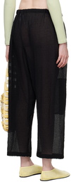 Gil Rodriguez Black Crinkle Lou Lounge Pants