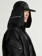 Neighborhood - Duster Convertible Printed COOLMAX Mesh-Trimmed Shell Cap and Mask