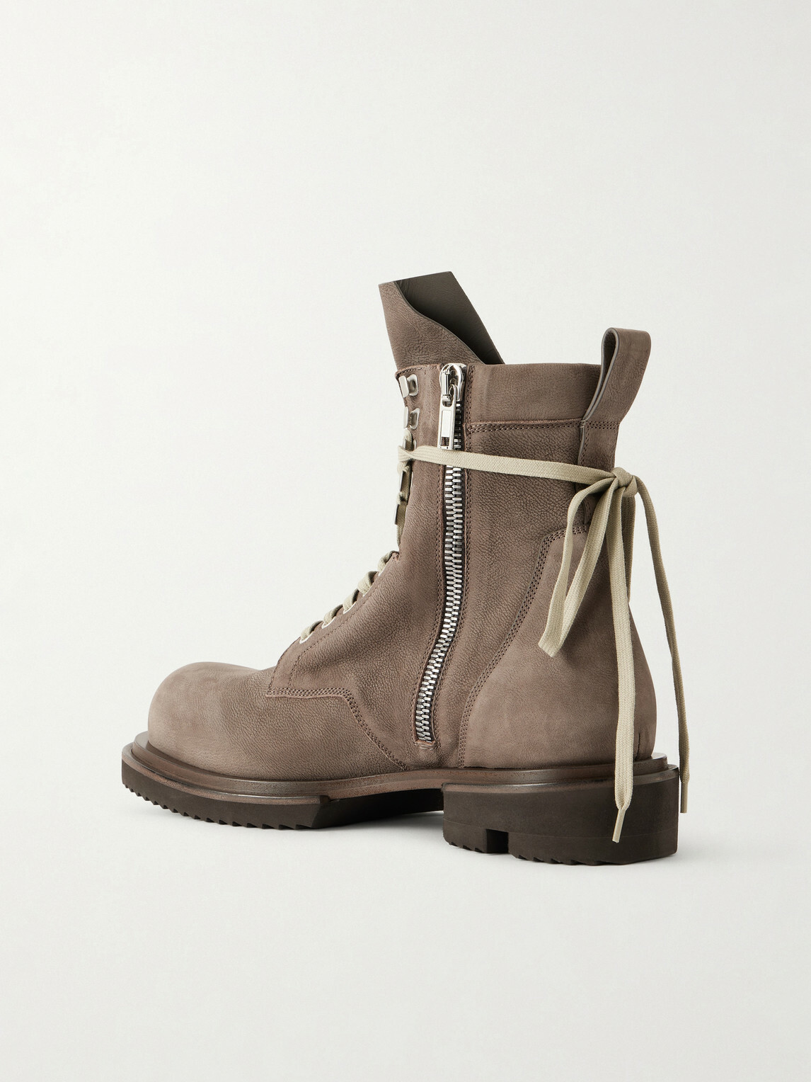 Rick Owens - Army Gabe Full-Grain Nubuck Boots - Brown