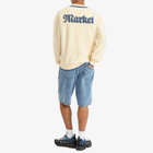 MARKET Men's Pure Gold Collared Sweater in Butter-Cream
