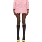 Gauntlett Cheng SSENSE Exclusive Pink Elasticated Floral Miniskirt
