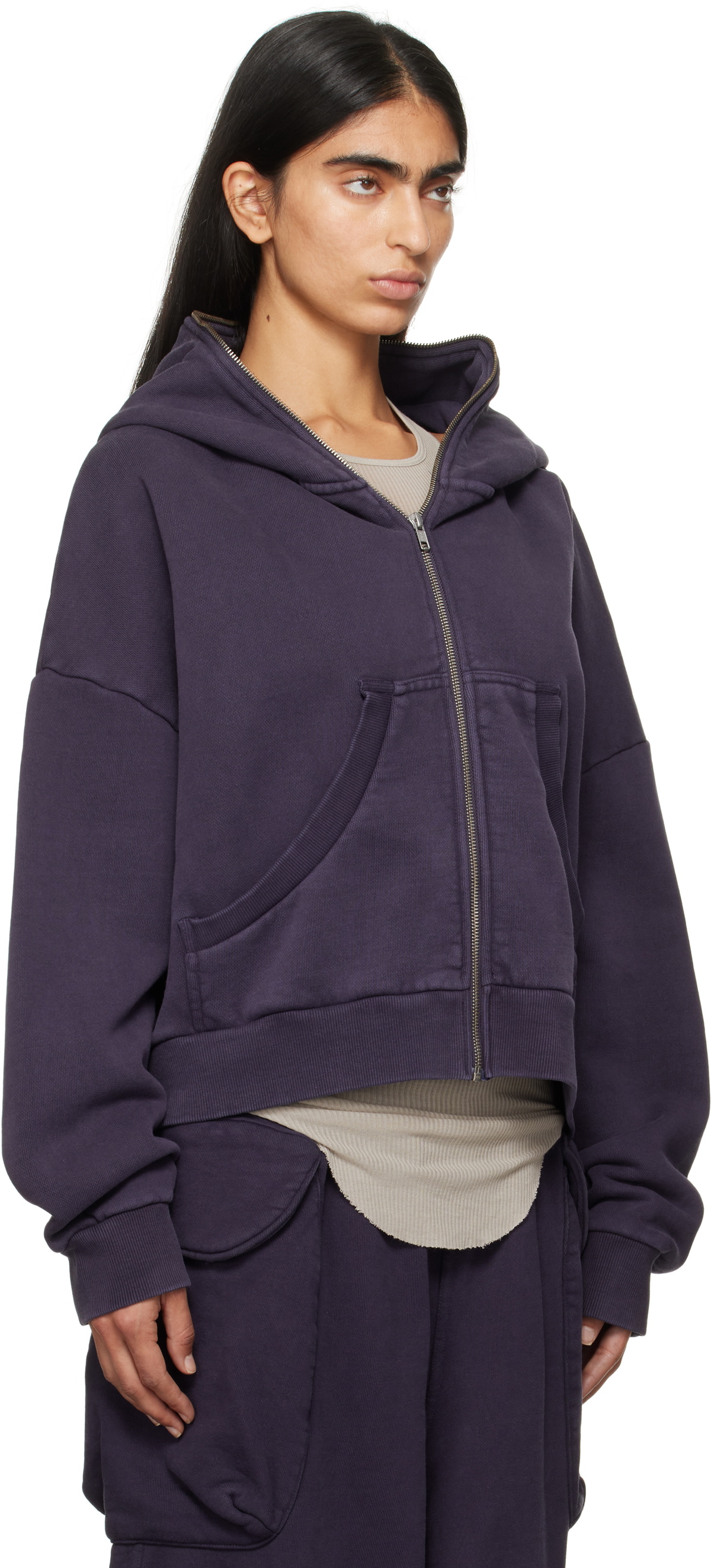 ENTIRE STUDIOS Eternal Zip Hoodie | Black | FARFETCH