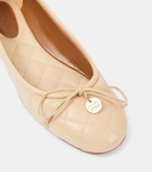 See By Chloé Jodie quilted faux leather ballet flats