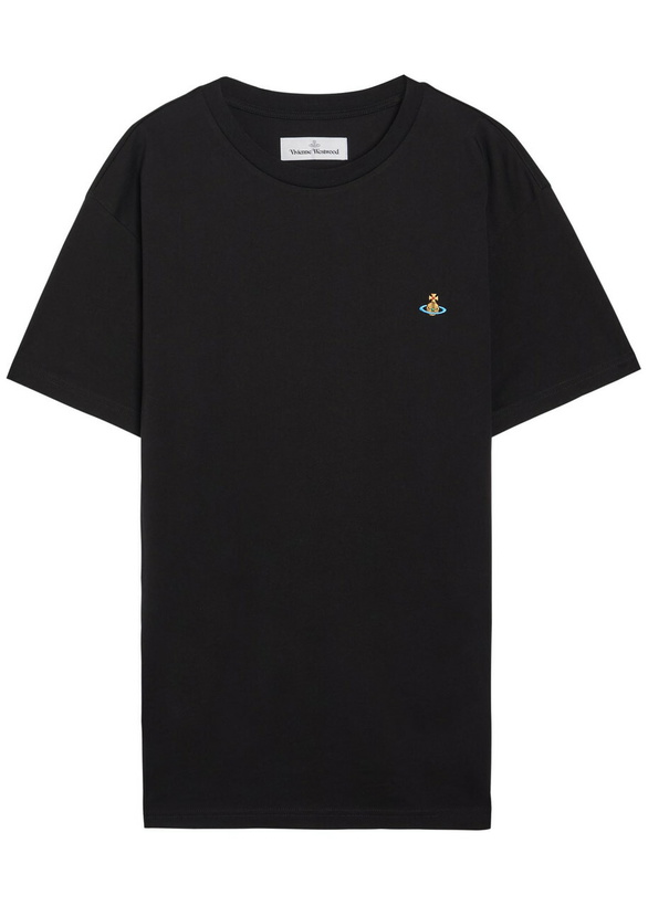 Photo: Vivienne Westwood Classic Logo-embroidered Cotton T-shirt Black