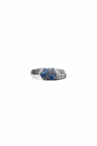 Diesel Lapis Signet Ring - Rings - Unisex - Silver
