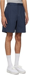A.P.C. Navy Crew Shorts