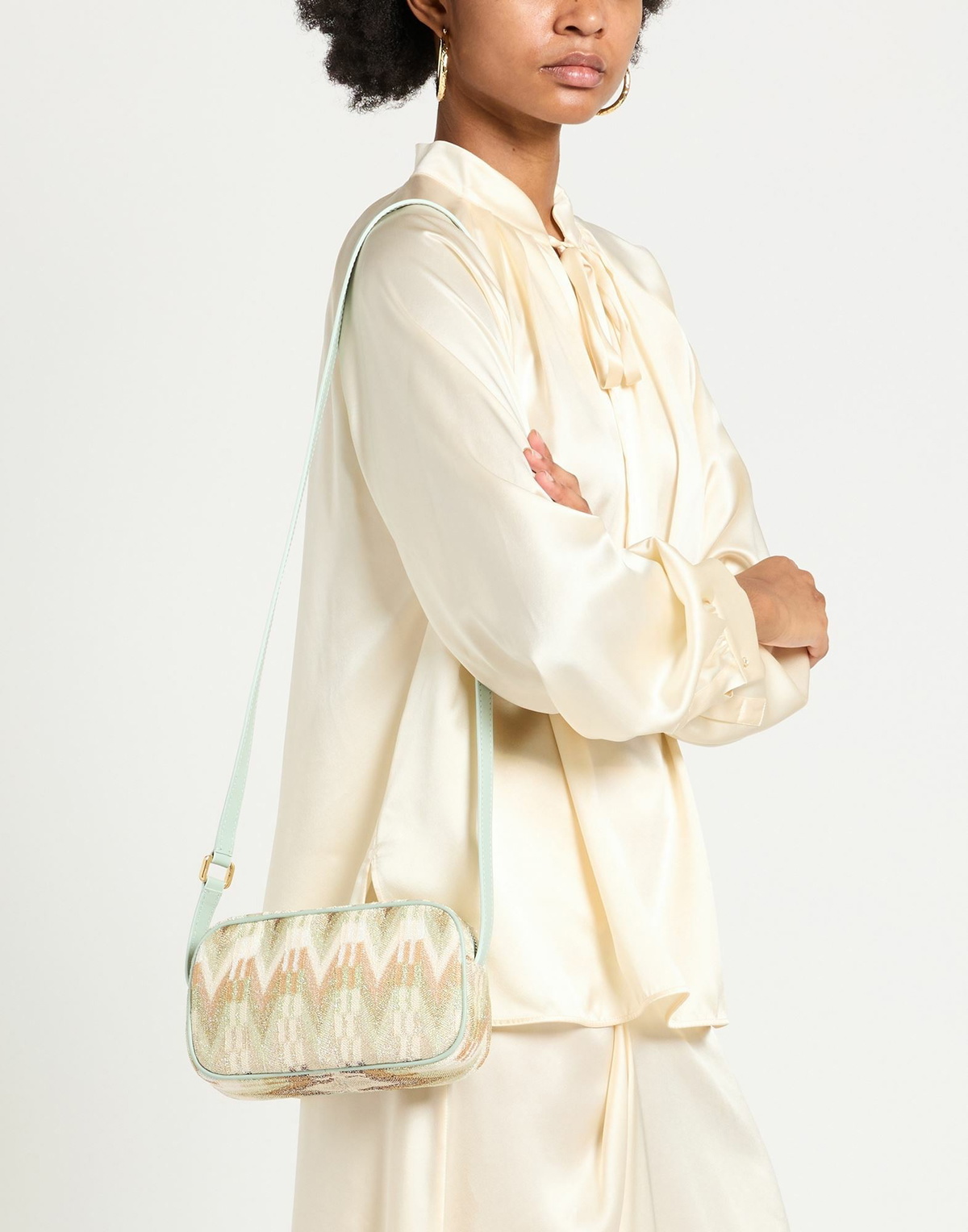 Missoni Womens Cross-body bag Sky in Blue