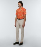 Orlebar Brown - Hibbert floral bowling shirt