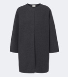 The Row Cove oversized cashmere and wool coat