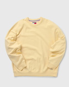 Tommy Jeans Tjm Best Crew Yellow - Mens - Sweatshirts