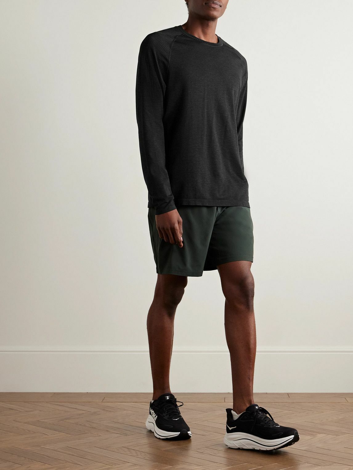 Lululemon - Metal Vent Tech Stretch-Mesh T-Shirt - Gray