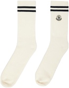 Moncler Genius Three-Pack Multicolor Striped Socks