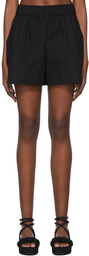 RED Valentino Black Cotton Shorts