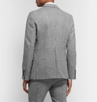 Alexander McQueen - Slim-Fit Checked Virgin Wool Suit Jacket - Black