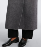 Lisa Yang Double-breasted wool and cashmere coat