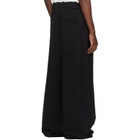 Dries Van Noten Black Pleated Sweatpants
