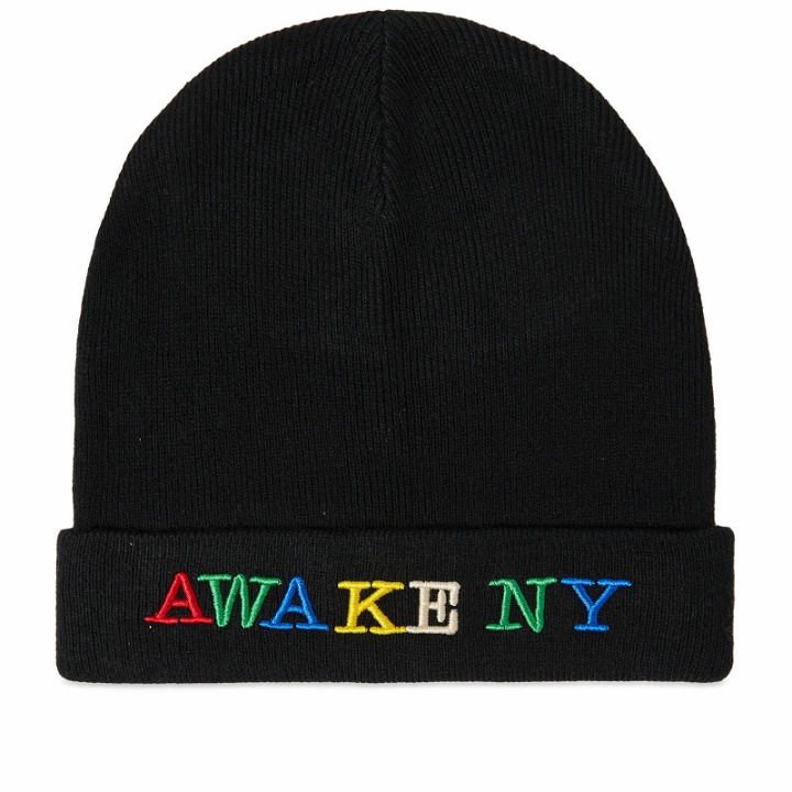 Photo: Awake NY x Peanuts Kids' Beanie in Black