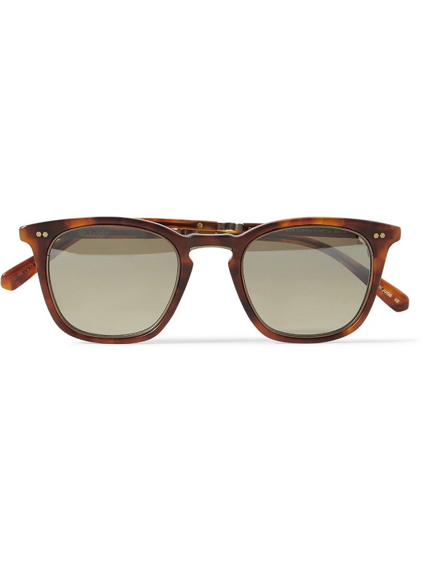 Photo: Mr Leight - Getty II Square-Frame Tortoiseshell Matte-Acetate Sunglasses