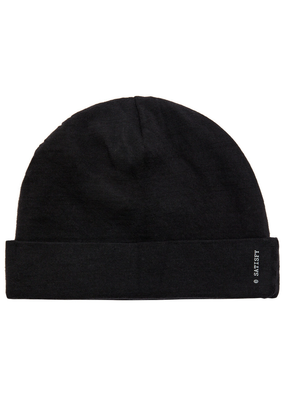 Satisfy Cloudmerino Wool Beanie - Black - One Size