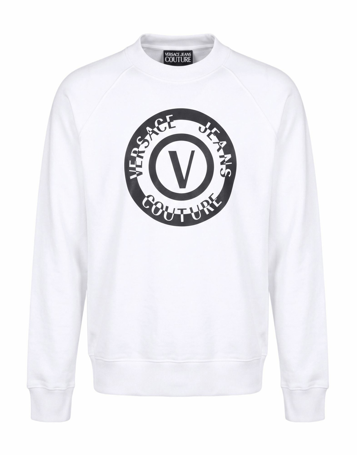 Versace Jeans Couture Mens Sweatshirt in Off white