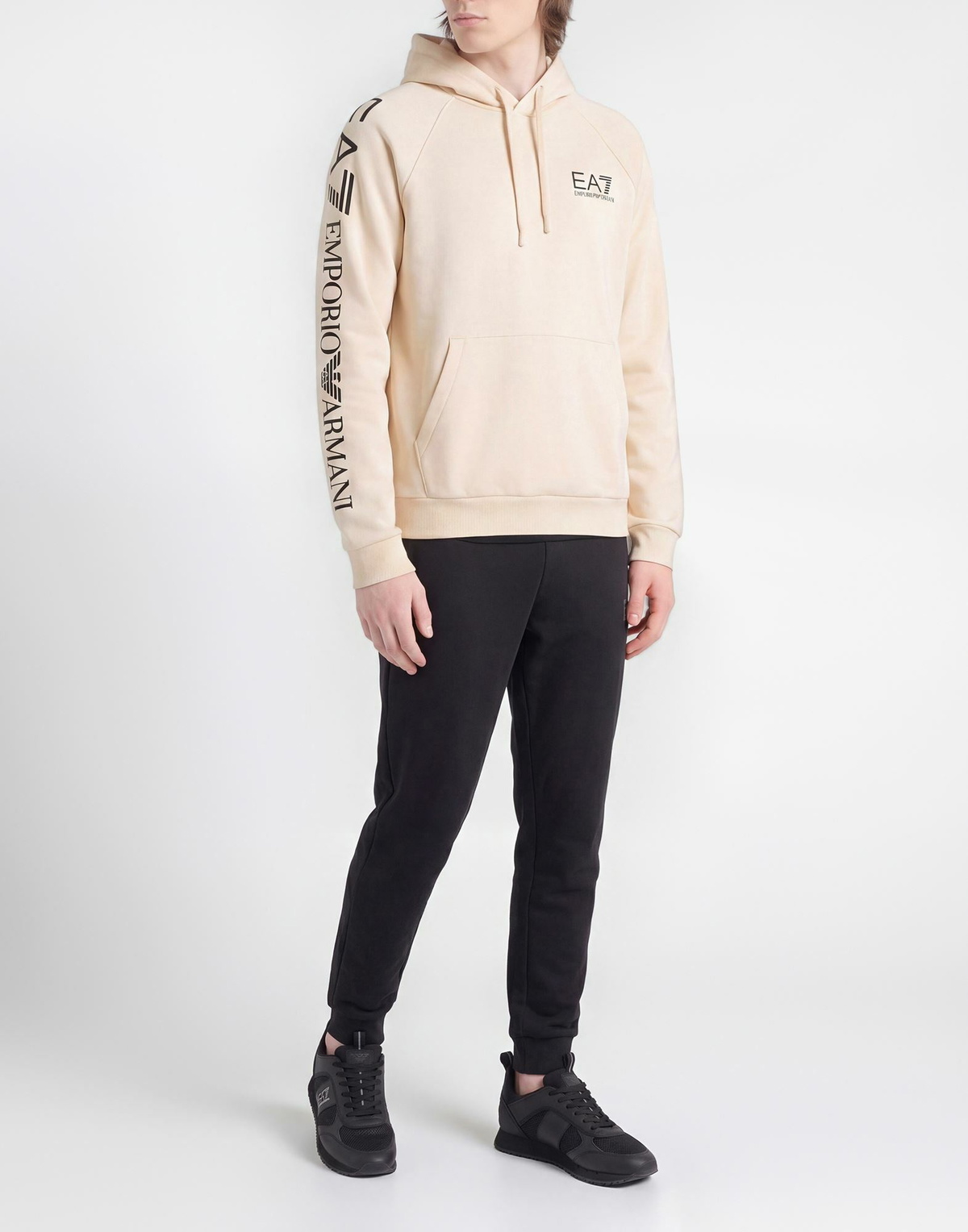 Ea7 Mens Sweatshirt Cream
