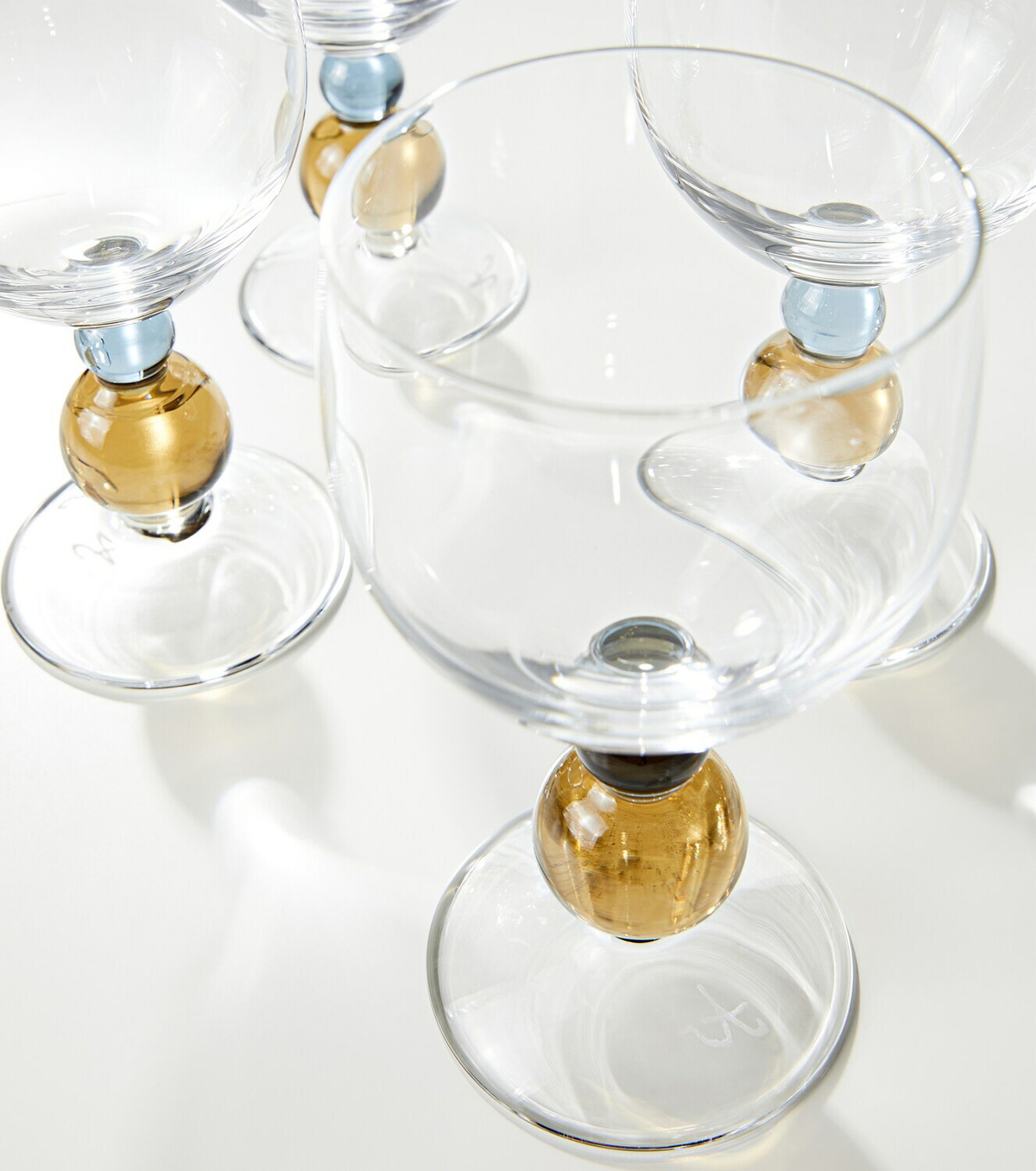 Akua Objects Noam set of 4 wine glasses