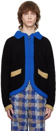 Andersson Bell Black Zip Cardigan