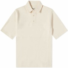 Kestin Men's Dean Rugby Polo Shirt in Ecru