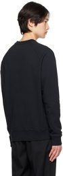 Maison Kitsuné Black Tricolor Fox Clean Sweatshirt