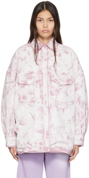 The Attico Pink Painted Jacket