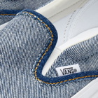 Vans Vault Men's UA OG Classic Slip-On LX Sneakers in Denim Indigo