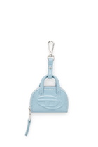 Diesel Bag charm in glossy, crinkled naplak - Charms and Keyrings Womens in Blue