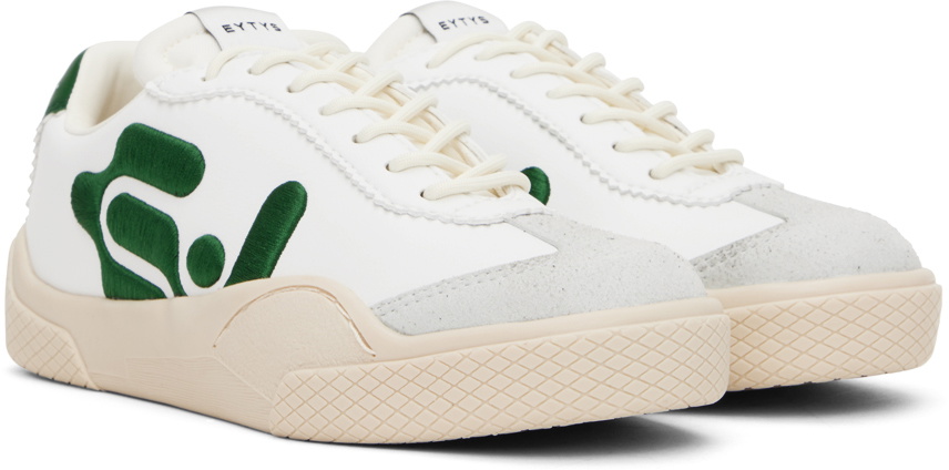 Eytys White & Green Santos Sneakers Eytys