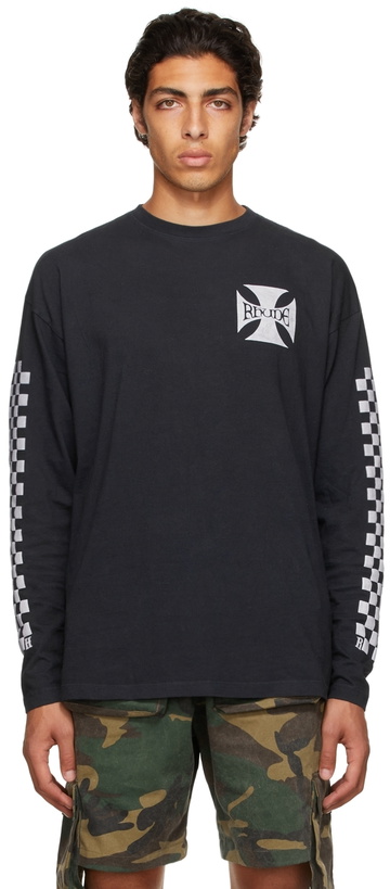 Photo: Rhude Black Check T-shirt