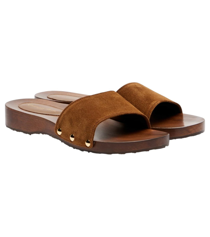 Photo: Gianvito Rossi Riviera suede slides